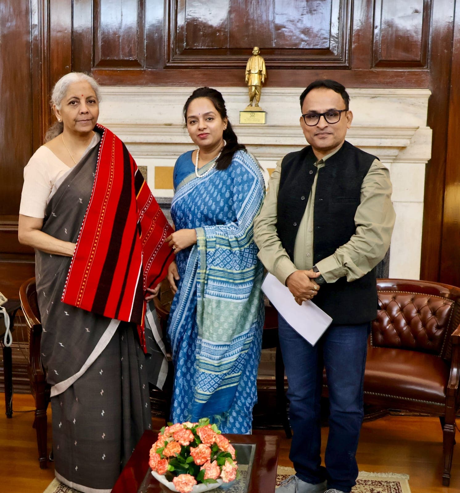 With the Union Finance Minister